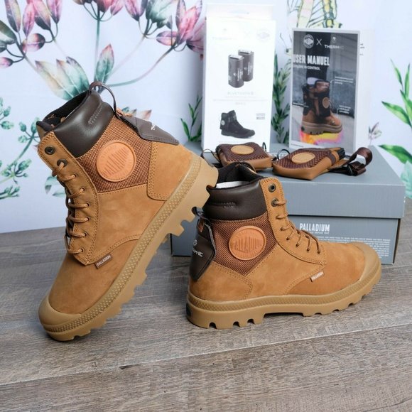 PALLADIUM SPORTCUFF THERMIC WP+ MAHOGANY NWT - Picture 4 of 7